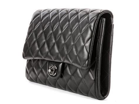 Chanel pouch with flap or fold over clutch 